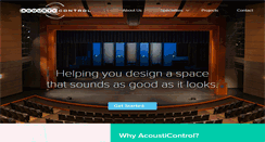 Desktop Screenshot of acousticontrol.com